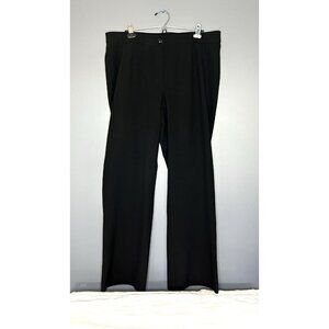 Ulla Popken Mandy Plus Size Dress Pants Women's 18 Relaxed Modern Sleek Clean